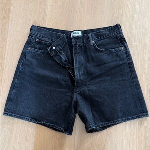 Agolde Black Women’s Denim Shorts